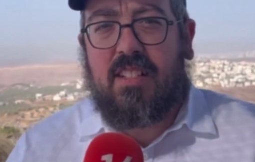 Thumbnail preview image for the video titled: Eli Schlanger: "Can you imagine if this (West Bank settlement) was in the hands of the Arabs? "