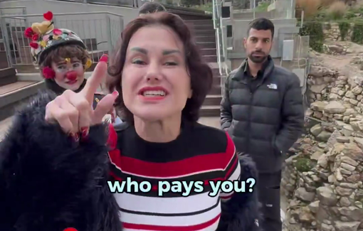 Thumbnail preview image for the video titled: Confrontation during a solidarity protest against the ongoing ethnic cleansing in Silwan