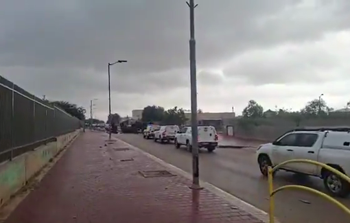 Thumbnail preview image for the video titled: Israeli police forces raided the Bedouin village of Tarabin al-Sana'