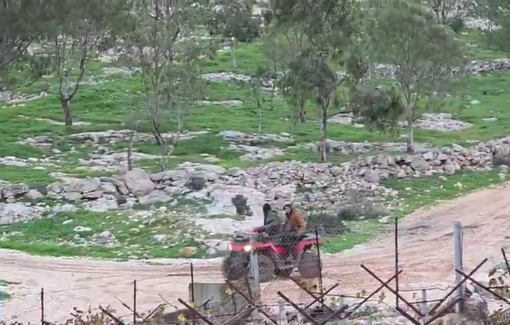 Thumbnail preview image for the video titled: Settlers harrassing the Palestinian community of Raba near Jenin