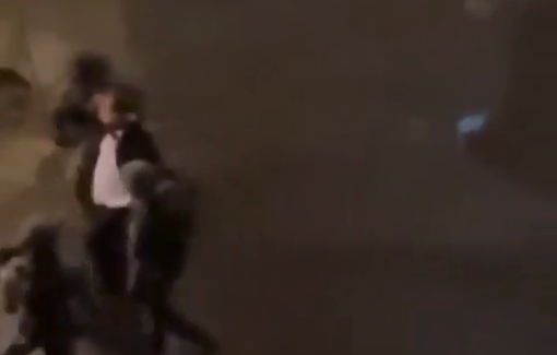 Thumbnail preview image for the video titled: Israeli police arrests a number of young men after raiding a wedding hall in the town of Al-Eizariya