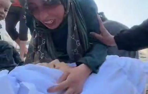 Thumbnail preview image for the video titled: Mourning Mohammad Muhra, who was killed by Israeli armi in the Al-Nassr district of Gaza City