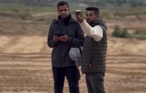 Thumbnail preview image for the video titled: The two journalists Abdul Raouf Shaat and Anas Ghneim, who were killed in an Israeli strike on their vehicle in central Gaza