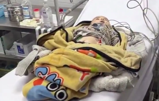 Thumbnail preview image for the video titled: Three-month-old infant Ali Abu Zour died of hypothermia amid a severe winter wave