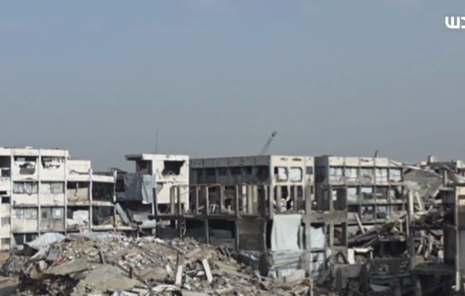 Thumbnail preview image for the video titled: Israeli drones randomly fired shots at residents’ homes in Jabalia camp