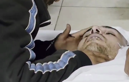 Thumbnail preview image for the video titled: Mourning Manar Saeed Al-Madhoun (41 years old) after he succumbed to injuries from Israeli gunfire in Al-Mawasi