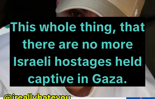 Thumbnail preview image for the video titled: Released Israeli POW Eitan Mor rejoices in the Gaza death toll and calls to complete the genocide