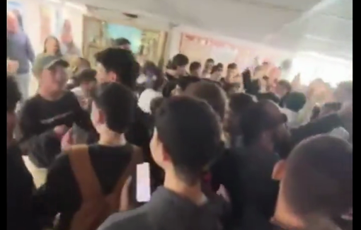 Thumbnail preview image for the video titled: Israeli grade school students chanting "Let the IDF win and fuck the Arabs", "May your village burn"