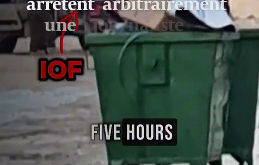 Thumbnail preview image for the video titled: The activist Adele Shoko was detained by Israeli soldiers while reporting on the demolition of the Nur Shams