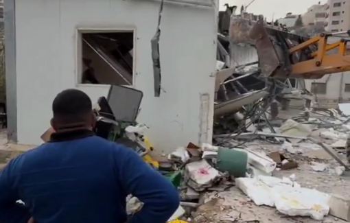 Thumbnail preview image for the video titled: Two Jerusalemite brothers forced to demolish their homes under duress in the Wadi Qaddum
