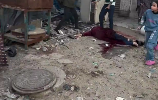 Thumbnail preview image for the video titled: Horrific massacre following an Israeli airstrike on a residential building in Gaza City