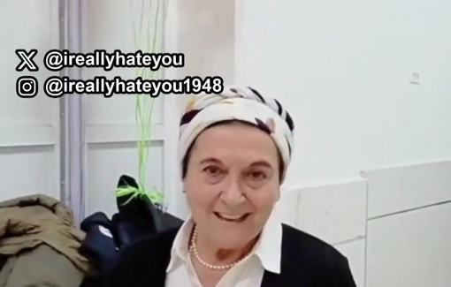 Thumbnail preview image for the video titled: Settler leader Daniella Weiss invites the public to an event titled "Raising the flag in Gaza"