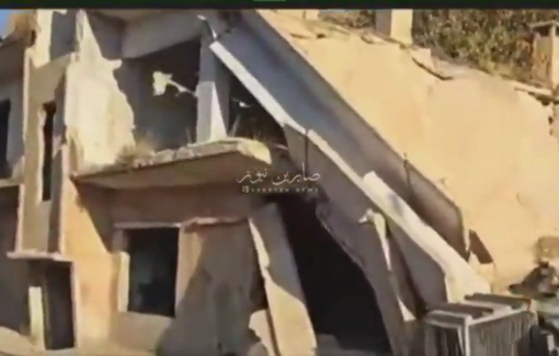 Thumbnail preview image for the video titled: Damage from Israeli airstrikes in Beit Jinn, Syria