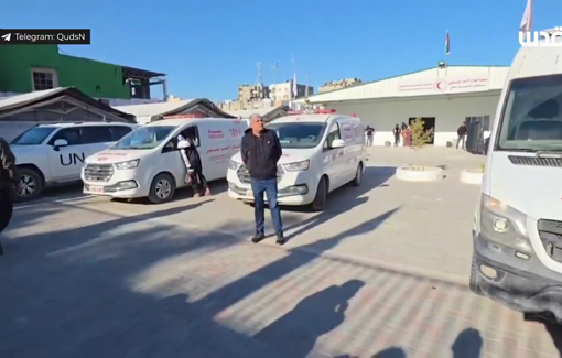 Thumbnail preview image for the video titled: The fourth group of critically-ill and injured Palestinians is set to leave the Gaza Strip to receive urgent medical care abroad