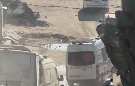 Thumbnail preview image for the video titled: Only the fourth group of patient allowed to leave the Rafah crossing