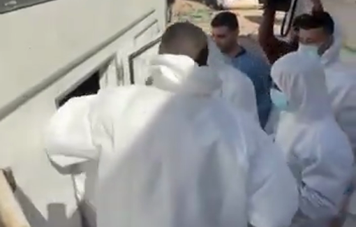 Thumbnail preview image for the video titled: Israel returned 54 unidentified Palestinian bodies and 66 boxes of skeletal remains of the missing