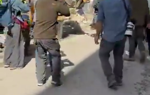 Thumbnail preview image for the video titled: Israeli forces detained a Palestinian youth in the town of Silwan during demolition operations