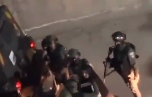 Thumbnail preview image for the video titled: Israeli forces detain Ms. Maha Al-Rifai after raiding her home under the pretext of "incitement" on social media