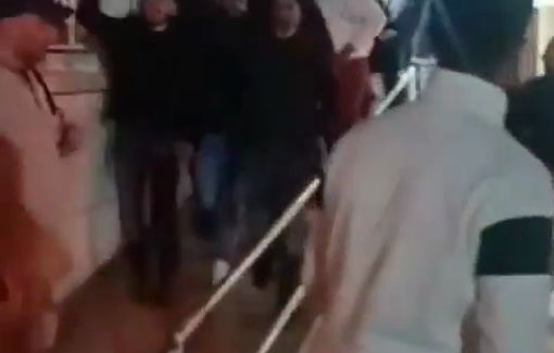 Thumbnail preview image for the video titled: Israel's state-backed militias attack Mukhmas village, steal 200 sheep, shoot four Palestinians, and kill 19-year-old Nasrallah Abu Siam