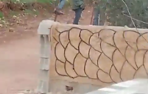 Thumbnail preview image for the video titled: Since the establishment of a new outpost, families in Qusra are no longer safe