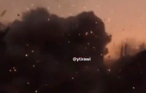 Thumbnail preview image for the video titled: An Israeli soldier from the 603 combat engineering corps published a video showing him blowing up a home