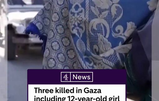 Thumbnail preview image for the video titled: Funeral for a 12-year-old girl and two women, including a journalist, killed by Israeli shelling on her tents