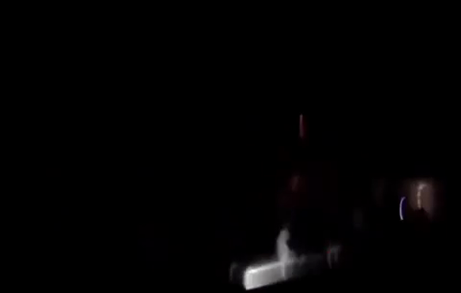 Thumbnail preview image for the video titled: Israeli warplanes struck a building beside displacement tents in the Al-Ansar area, igniting fires and damaging the surroundings