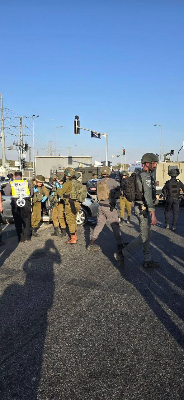 Thumbnail preview image for the video titled: Za’tara Junction after two Palestinians were shot dead by Israeli forces