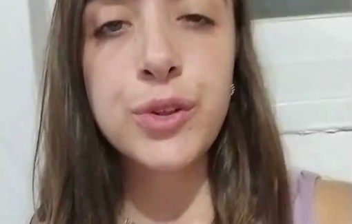 Thumbnail preview image for the video titled: An Israeli anti-occupation activist from Haifa silenced and suppressed by Israeli Police