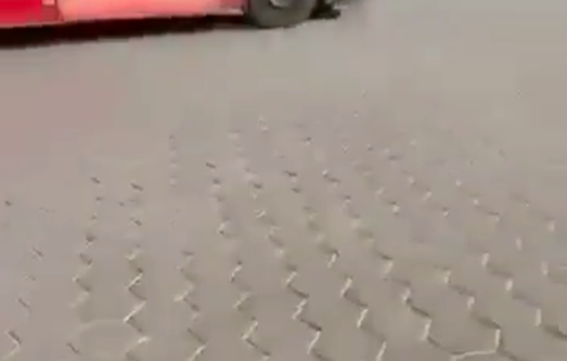 Thumbnail preview image for the video titled: Killed and wounded police officers arrived at the hospital after their vehicle was struck by the IDF