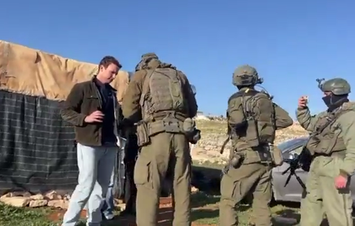 Thumbnail preview image for the video titled: In Duma, Israeli army used the "Closed military zone" as a pretext to facilitate ethnic cleansing by settlers