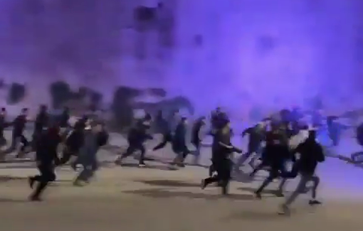 Thumbnail preview image for the video titled: Israel shuts down Al-Aqsa Mosque during Ramadan for the first time ever, and prevents Palestinian from praying outside the Old City walls