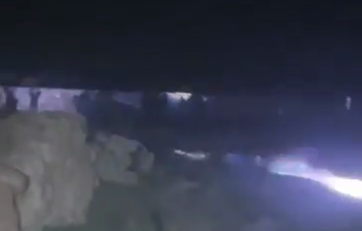 Thumbnail preview image for the video titled: Dozens of Israeli settlers are now attacking many villages east of Ramallah in the West Bank, including the Christian village of Taybeh, as well as Abu Falah, Ramun, Al-Mughayyer, and Turmusayya.