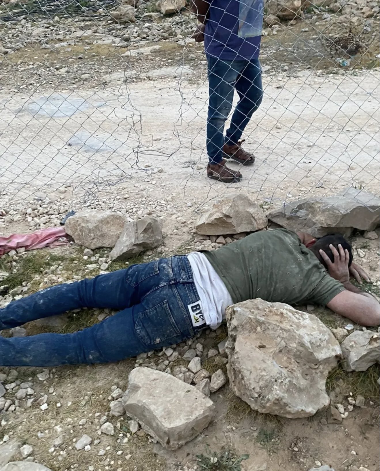 Thumbnail preview image for the video titled: Brutal attack by settlers in Umm al Khair, injuring three residents: a child, a woman and an activist