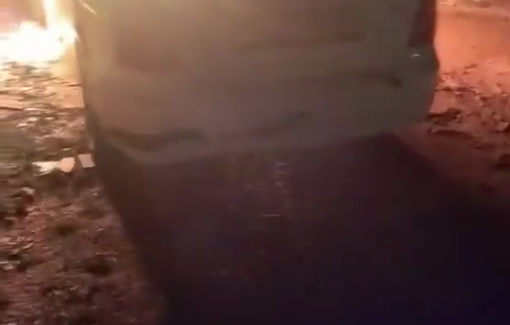 Thumbnail preview image for the video titled: Gangs of Israeli settlers attacking the village of al-Funduqiya, south of Jenin