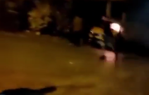 Thumbnail preview image for the video titled: Gangs of Israeli settlers attacking the village of al-Funduqiya, south of Jenin