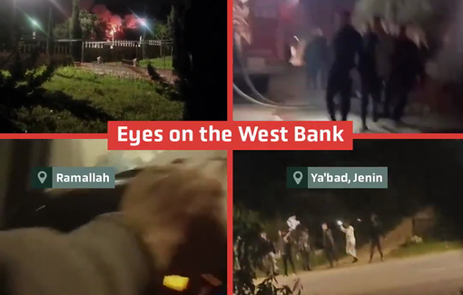 Thumbnail preview image for the video titled: Overview of the coordinated pogroms targeted dozen of Palestinian towns and communities