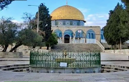 Thumbnail preview image for the video titled: Al-Aqsa Closed in Ramadan: Faith Under Siege in Jerusalem/ Al Quds