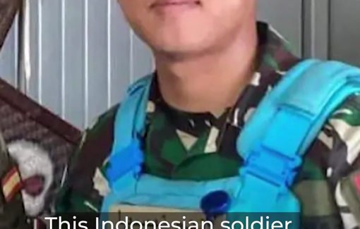 Thumbnail preview image for the video titled: Two Israeli attacks in southern Lebanon have killed three Indonesian peacekeepers in the past 48 hours