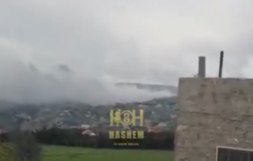 Thumbnail preview image for the video titled: Israel bombards the town of Ainata, southern Lebanon, with internationally banned white phosphorus.