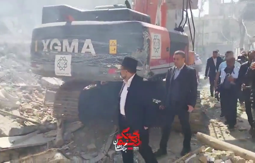 Thumbnail preview image for the video titled: Israeli airstrikes 'completely destroy' Tehran's Rafi-Nia Synagogue