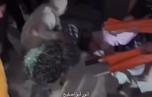 Thumbnail preview image for the video titled: Families mourn 6 Palestinians killed late night by Israel