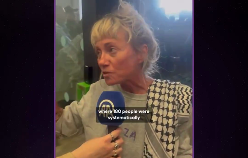 Thumbnail preview image for the video titled: Australian activist Juliet Lamont confirms Israeli forces systematically tortured activists, detailing horrific sexual assaults and beatings