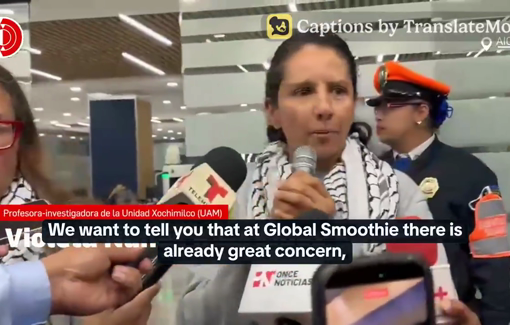 Thumbnail preview image for the video titled: Mexican Flotilla activists denounced physical and psychological abuses in the hands of Israeli forces