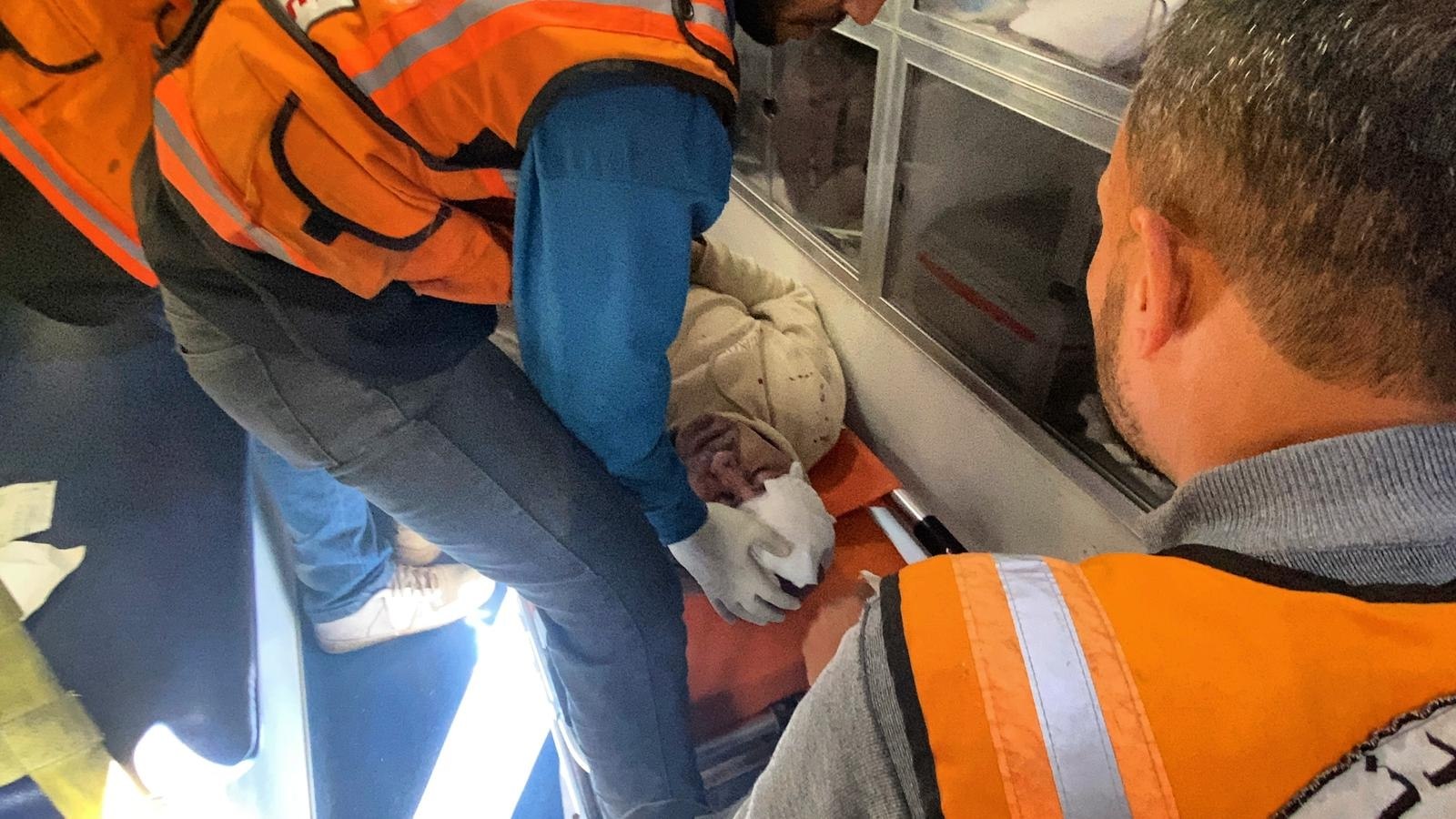 Thumbnail preview image for the video titled: Young man killed in Israeli bombing of a tent in Al-Mawasi