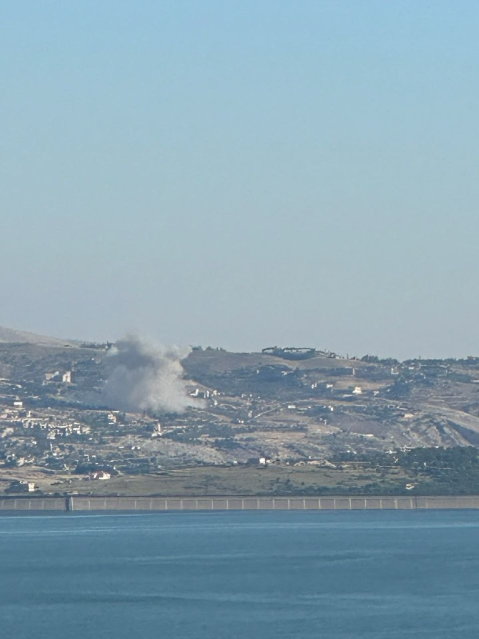 Thumbnail preview image for the video titled: 4th Israeli airstrike in 1 hour on Sohmor, West Beqaa