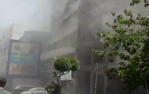 Thumbnail preview image for the video titled: Israeli airstrikes on Beirut suburbs