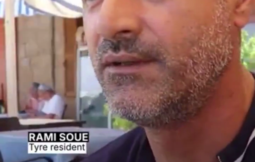 Thumbnail preview image for the video titled: A Christian resident of Tyre / Sour remains steadfast in his town despite displacement orders
