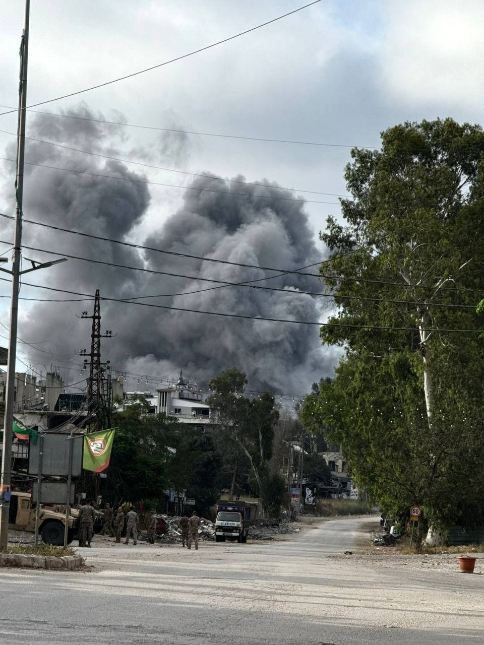 Thumbnail preview image for the video titled: Israel has targeted Nabatieh al-Fawqa, in southern Lebanon, despite the ceasefire