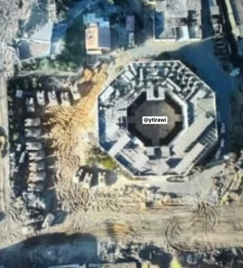 Thumbnail preview image for the video titled: Satellite imagery of the IDF using the Indonesian Hospital as a military base